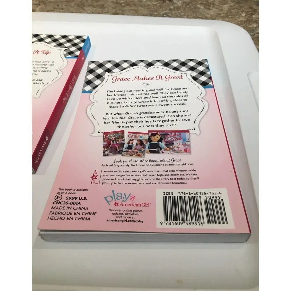 American Girl Set of 3 Grace Books - Gently Used